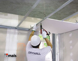 Montagem De Forro De Drywall