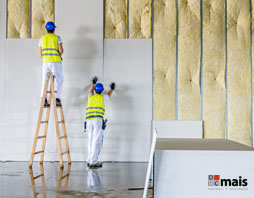 instalação de drywall